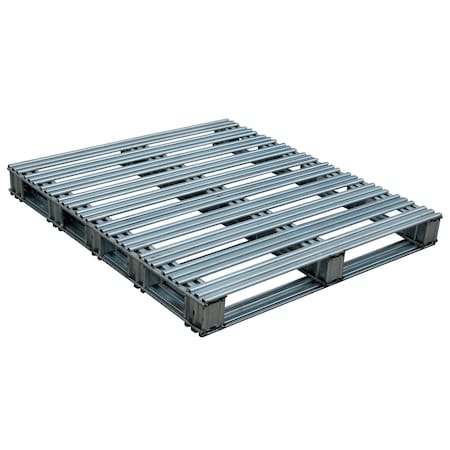 Vestil Steel Pallet, 48 in L, 42 in W, 4.75 H SPL-4248
